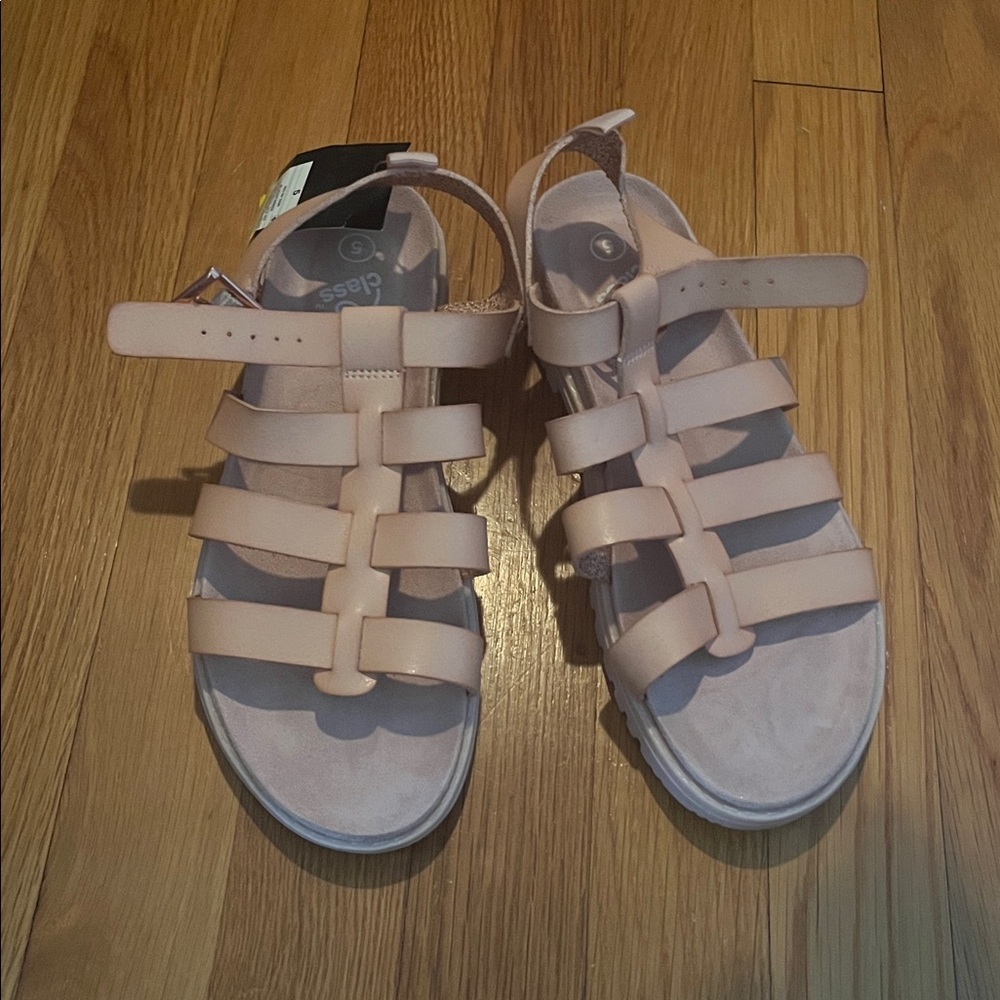 Target Blush Strappy Sandals